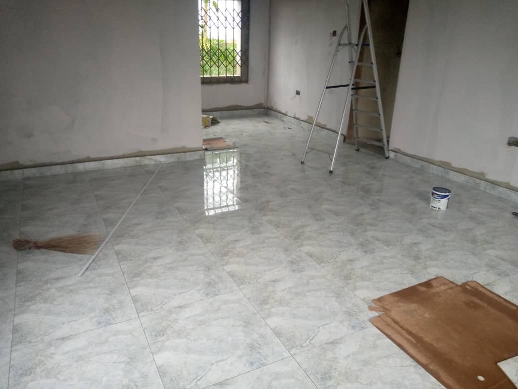 Tiling main room